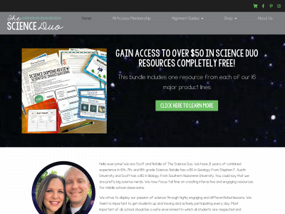 thescienceduo.com snapshot