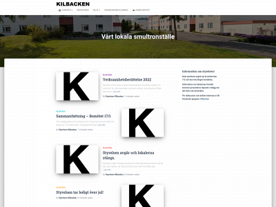 kilbacken.nu snapshot