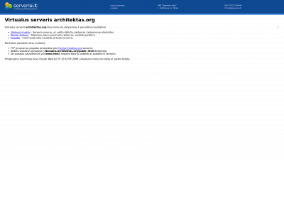 architektas.org snapshot