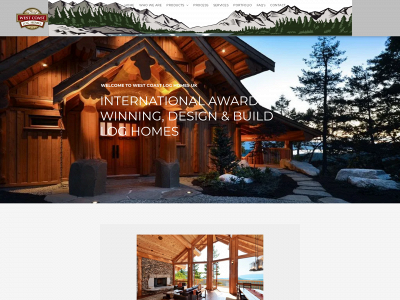 westcoastloghomes.co.uk snapshot