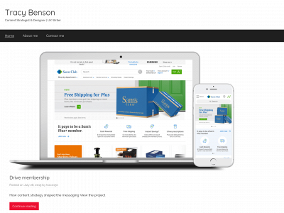 tracybensondesign.com snapshot