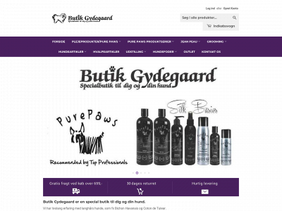 purepawsdanmark.dk snapshot