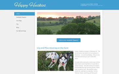 happyhuskies.com snapshot