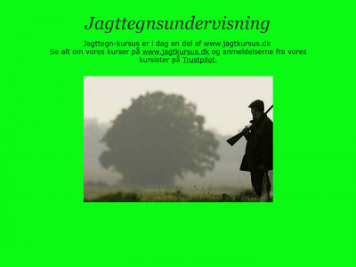 jagttegn-kursus.dk snapshot