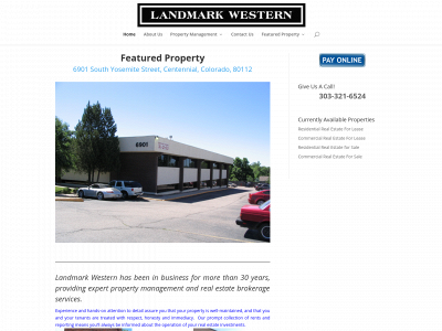 landmarkwestern.com snapshot