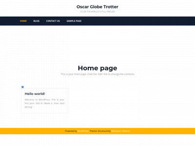 oscarglobetrotter.com snapshot