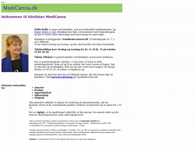 medicanna.dk snapshot