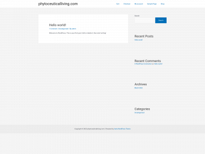 phytoceuticalliving.com snapshot