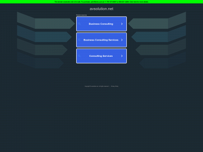 avsolution.net snapshot