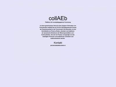 collaeb.ch snapshot