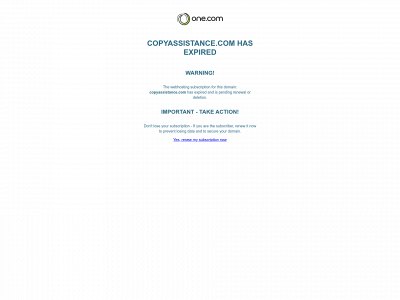 copyassistance.com snapshot