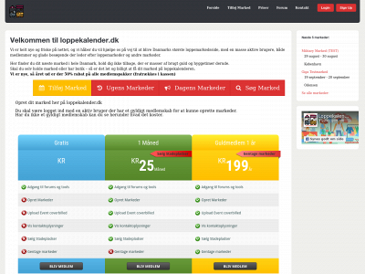 loppekalender.dk snapshot