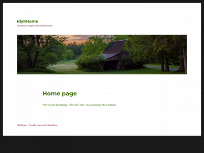 idyllhome.blog snapshot