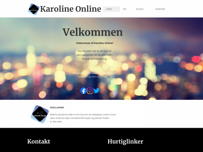 karoline.one snapshot