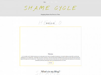 shamecycle.com snapshot