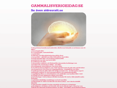 gammalisverigeidag.se snapshot
