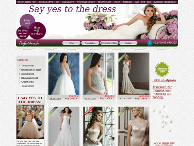 perfectdress.be snapshot