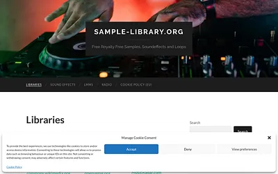 sample-library.org snapshot