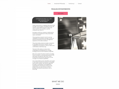 thales.investments snapshot