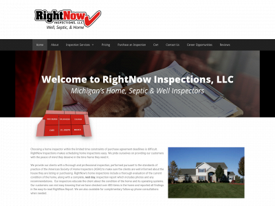 rightnowinspections.com snapshot