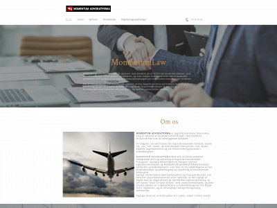 momentumlaw.dk snapshot