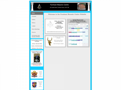 farnhammasoniccentre.co.uk snapshot