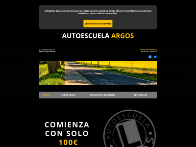 autoescuelaargos.es snapshot