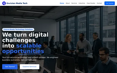 envisionmediatech.co.uk snapshot