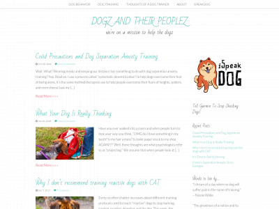 dogzandtheirpeoplez.com snapshot