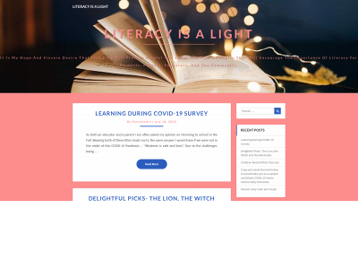 literacyisalight.com snapshot