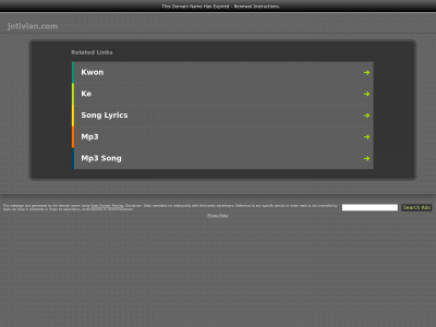 jotivian.com snapshot