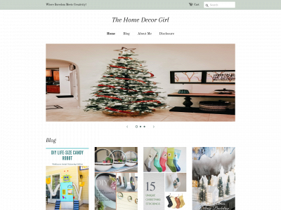 thehomedecorgirl.com snapshot