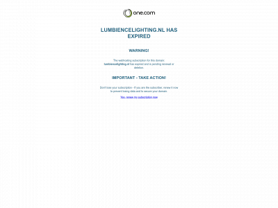 lumbiencelighting.nl snapshot
