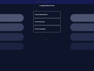 luxegrandtravel.com snapshot