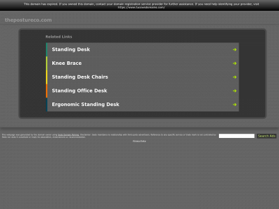 thepostureco.com snapshot
