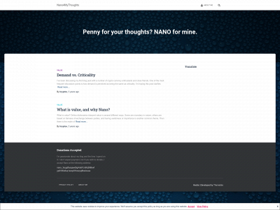 nano4mythoughts.com snapshot