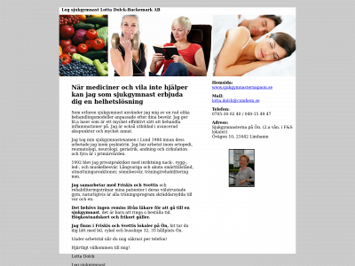 sjukgymnasternapaon.se snapshot