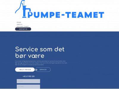 pumpeteamet.dk snapshot