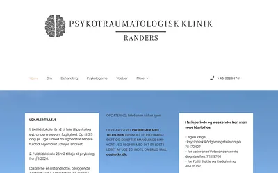psykologisktraumeklinik.dk snapshot