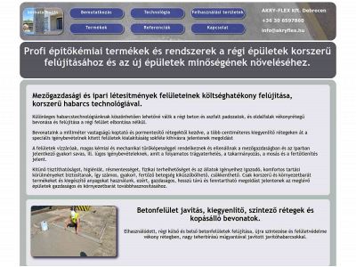 akryflex.hu snapshot