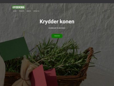 krydderkonen.dk snapshot