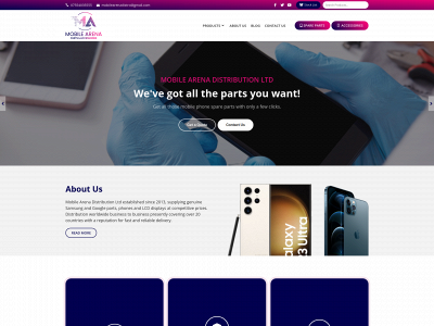 mobilearena.co.uk snapshot