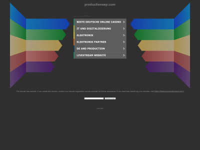 productionsep.com snapshot