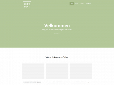 lettvintstudent.no snapshot