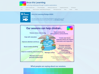 arcoirislearning.co.uk snapshot