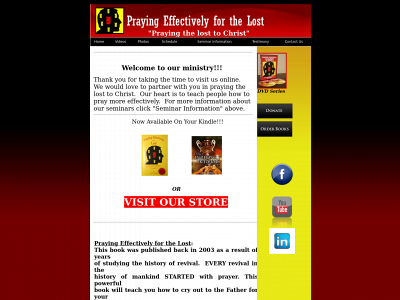 pelministries.org snapshot