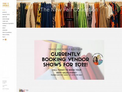 www.thetshirtladies.com snapshot