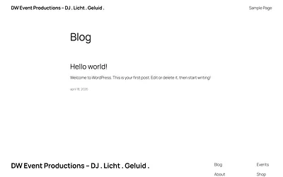 dweventproductions.nl snapshot