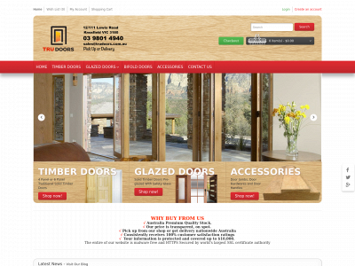 trudoors.com.au snapshot
