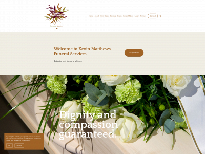 kmfunerals.co.uk snapshot